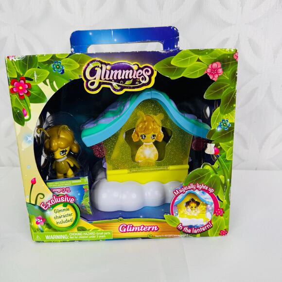 Glimmies Small Yellow Glimhouse and Yellow Glimmie - Picture 1 of 6